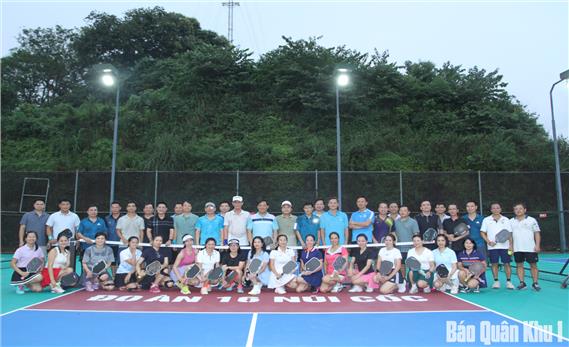 Sôi nổi Giải Pickleball chào mừng kỷ niệm 80 năm Ngày thành lập Cục Chính trị